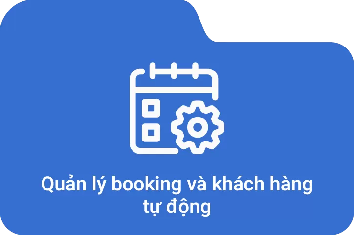 Quản lý booking và khách hàng tự động